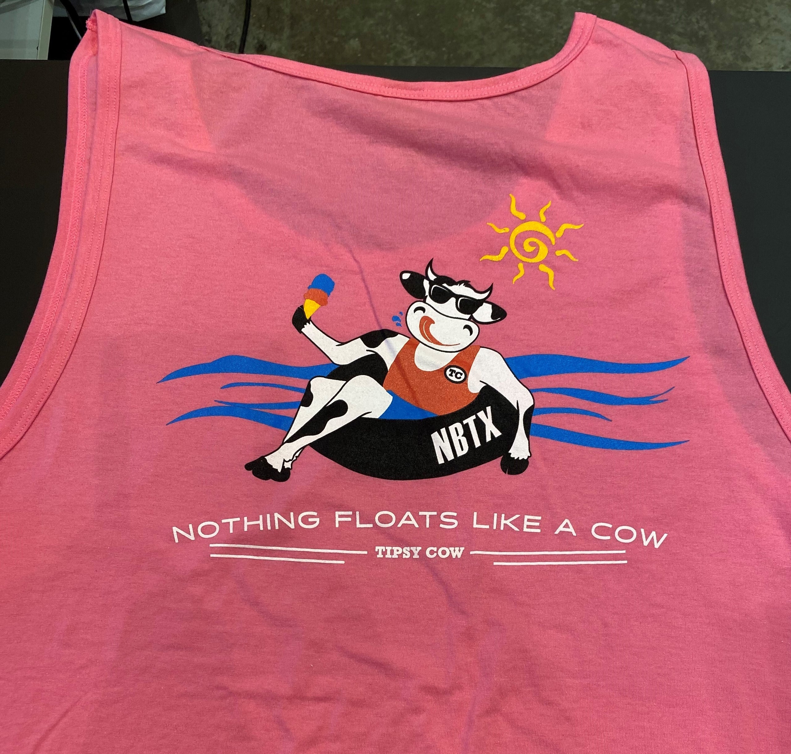 Floating Cow Tank Top