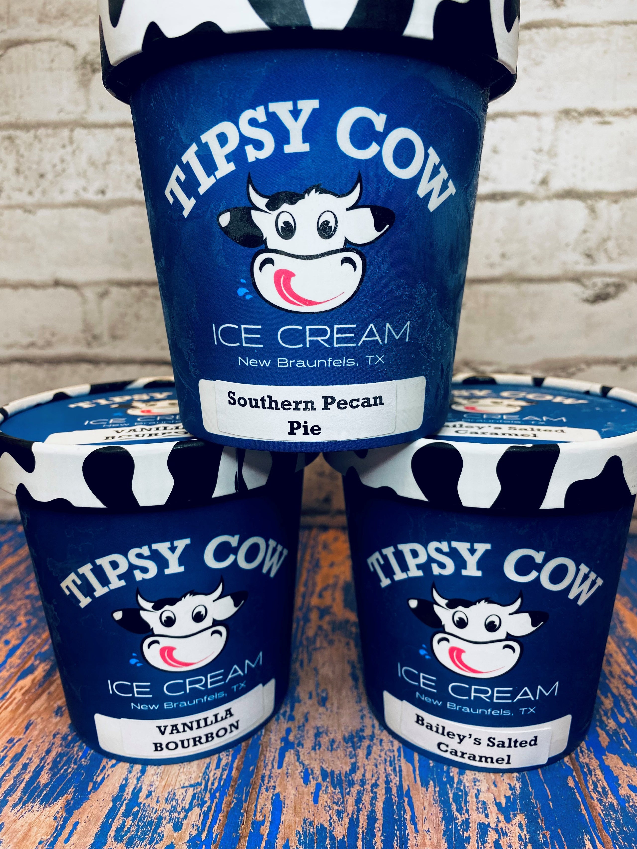 CLICK HERE FOR NATIONWIDE SHIPPING 4-Pint Package | Tipsy Cow Ice Cream